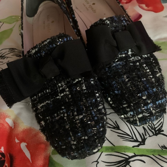 Kate Spade Gino Tweed flats 9.5 - Picture 5 of 9